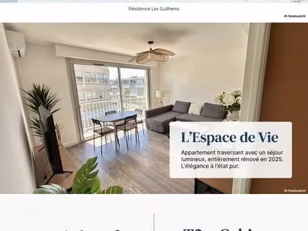 appartement 3 pièces 46 m²