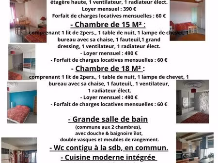 chambres meublées