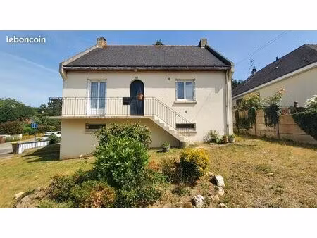 maison sur sous-sol 70m2 - 4 pièces - 2 chambres - terrain 970m2 - saint-nicolas-de-redon
