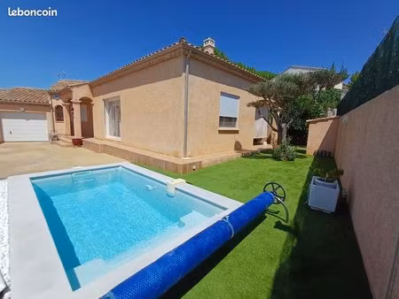 maison plein pied avec piscine