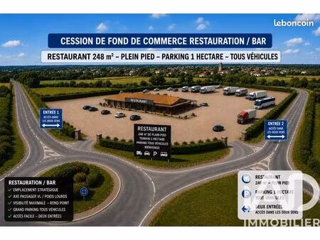 restaurant 245 m² ballée