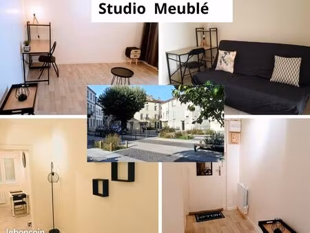 superbe studio rénové et meublé à louer  à proximité des établissements scolaires et des c