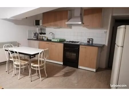 location meublée t2 avec toutes charges comprises (eau  gaz cuisson et chauffage gaz  élec