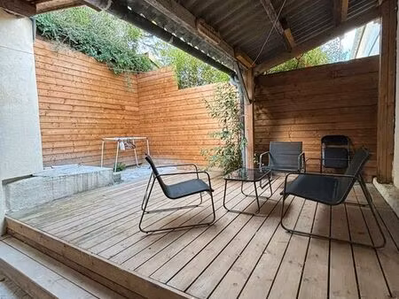 rare - t2 meublé avec terrasse