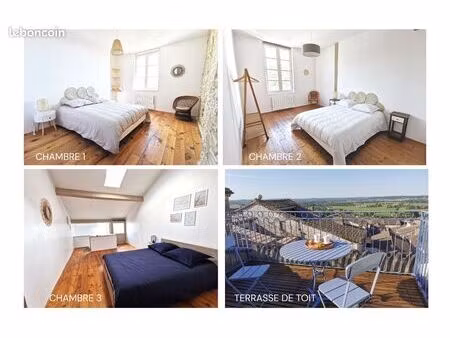 maison de ville sur la place du village - 113m² - meublée - disponible octobre 2026