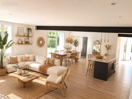 maison 180 m2 + jardin 820 m2 + garage 35m2