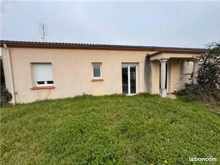 maison t4 de plain-pied avec jardin et garage – quartier d’eysses