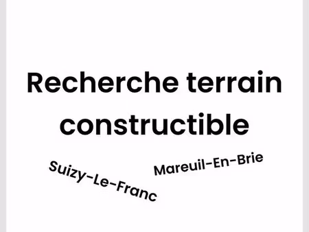 recherche terrain constructible isolé