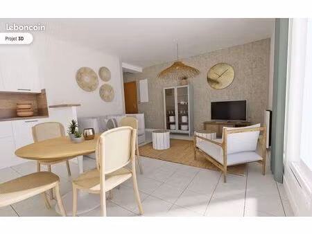appartement 3 pièces 65 m²