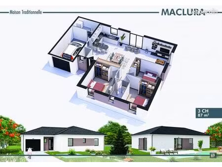 maison 5 pièces 87 m²