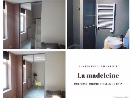 studio meublé 30 m² refait à neuf – la nouvelle madeleine proche vieux lille