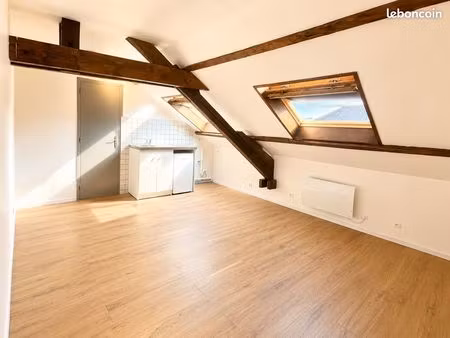 studio 25 m² rénové  lumineux et calme — hyper-centre maubeuge