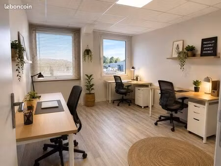 bureau (1 > 3 personnes) - pacé (10 mins de rennes)