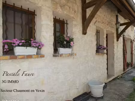 maison traditionnelle | jardin clos et arboré de 1452 m² | chaumont-en-vexin