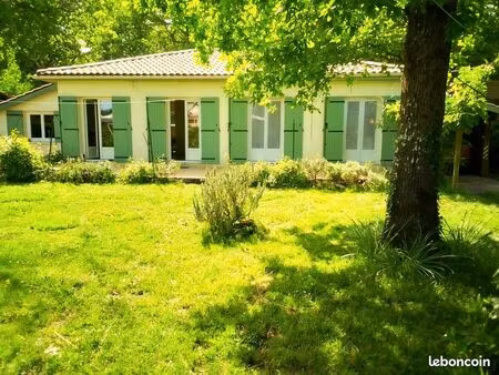 ? maison plain-pied 99 m² – idyllique cadre verdoyant au calme – le pian-médoc (33)