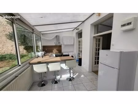 appartement hyper centre en rdc avec jardin