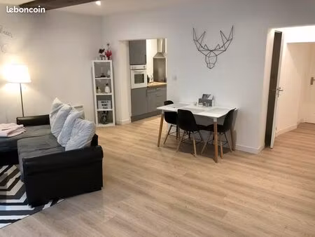 appartement t3 meublée en rdc  rue principale lion d'angers