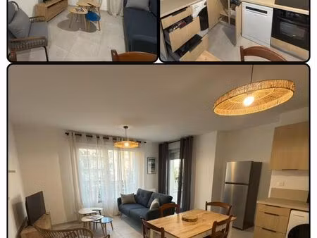 à louer – appartement t2 meublé avec loggia et stationnement – angers sud / entrée des pon