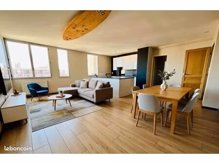 t3 de 85m² lumineux – 10 min à pied gare lille europe & vieux-lille