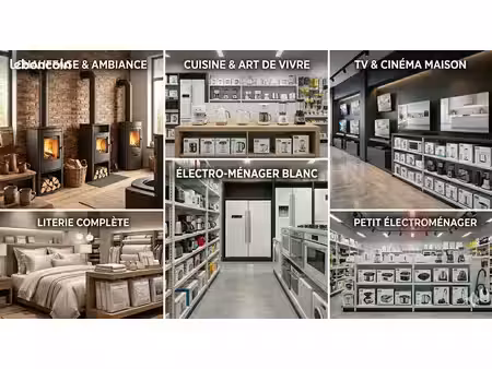 électroménager  fonds de commerce  tv 500 m² redon