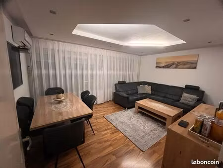 appartement t3 rénové de 76 m² avec balcon  vue dégagée  parking et cave