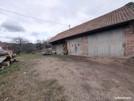 terrain à bâtir + grange