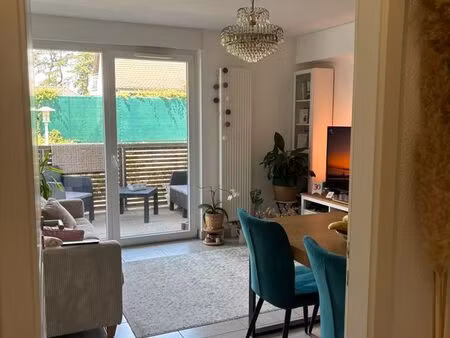 appartement t2 avec terrasse  parking et vue dégagée sur verdure – lingolsheim