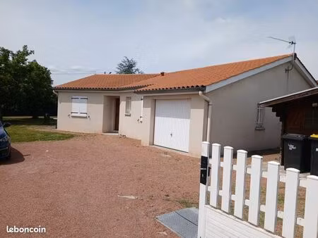 maison 107m² plain pied et beau terrain arboré > 1000m² à montverdun