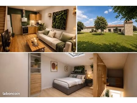 appartement t2 duplex avec jardinet privatif