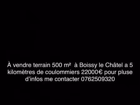 terrain à 500 m²