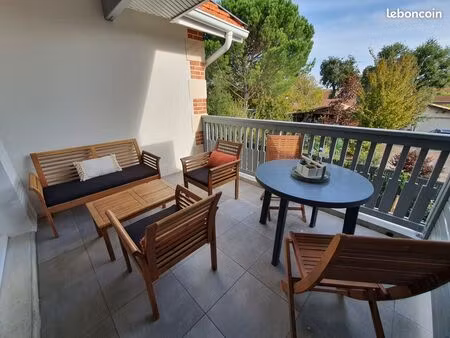 location meublée - appartement t2 avec terrasse