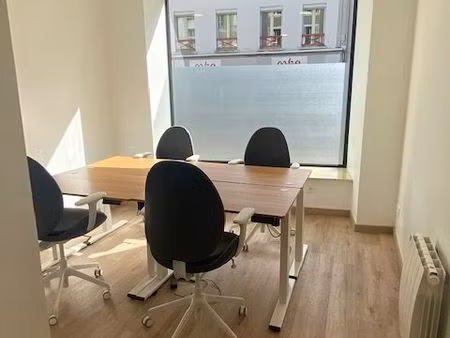 bureaux équipés 80m² - hyper centre - idéal 8 collaborateurs