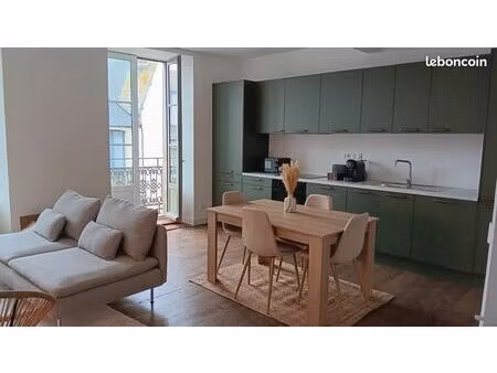 appartement t3 meublé centre bourg