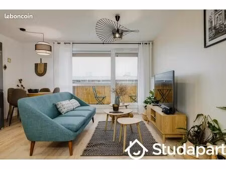 chambre 1 pièce 9 m²
