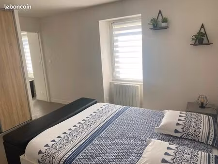 grand t2  53m2  1 chambre  bien équipé  au calme  centre-ville