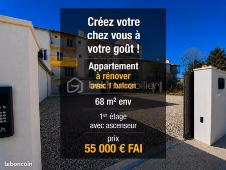 appartement 2 pièces 68 m²