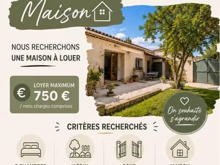 recherche maison à louer