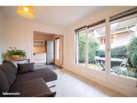 t2 avec jardin – disponible juillet & août (bail mobilité)