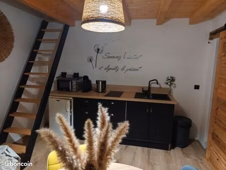 t2 meublé avec terrasse