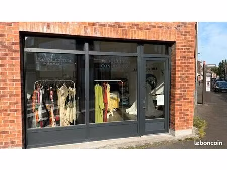 fonds de commerce couture – 50 m² – fort passage – roubaix