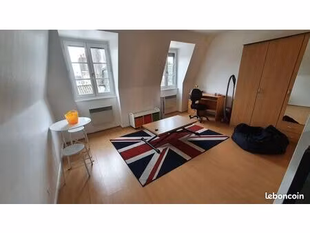 studio meublé 29 m² – poitiers centre – calme et lumineux