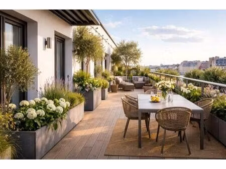 **rare t4 dernier etage avec terrasse + parkings + cave à 300m gare**