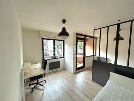 toulouse 31400 proche fac paul sabatier   agréable t1 bis meublé de 26.82m² loggia   parki