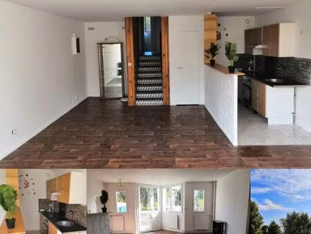 duplex t3 meublé avec jardin privatif – résidence calme – proche transports