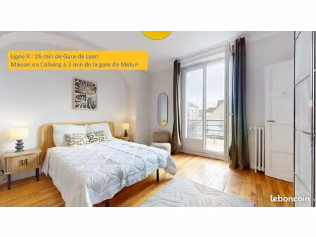 studio meublé neuf melun – 26 minutes paris gare de lyon