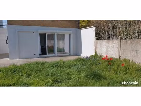 loos centre proche chu de lille t2 meublé neuf 44 m2  parking  terrasse accès jardin