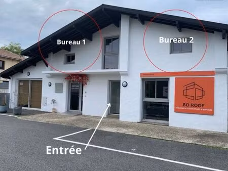 sous location bureau professionnel bayonne nord 15m2 400 ttc