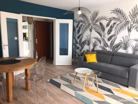grand t3 meublé 2 chbres secteur ouest/chu/inspe