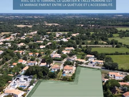 opportunités à saisir - dernier terrain à bâtir à sainte-foy (85)