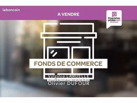 fonds de commerce bar  brasserie  jeux 60 m²